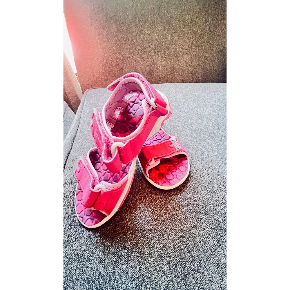 Eddie Bauer Sport Sandals Kids Size 12 Pink Adjustable Straps Outdoor Hiking